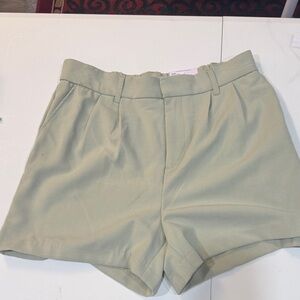 Kohl's Women's High Waist Beige Shorts